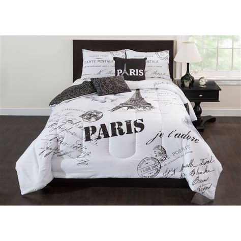 full size paris comforter|paris comforter bedding.